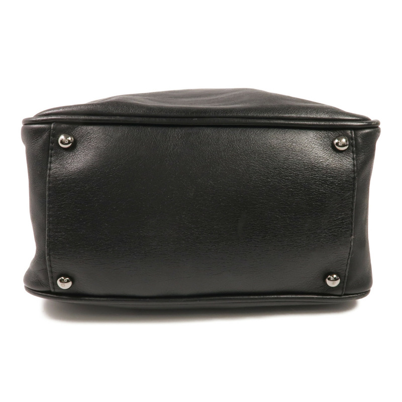 CHANEL 牛皮皮革Shoulder Bag銀扣肩背袋-3