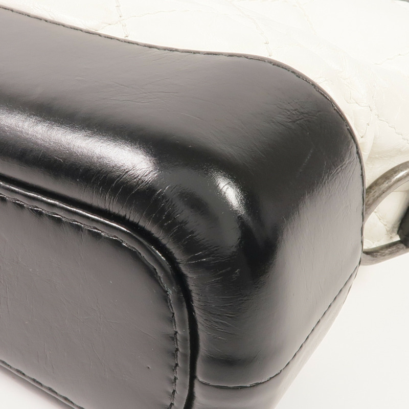 CHANEL 牛皮皮革Gabrielle Small鏈帶肩背袋-7