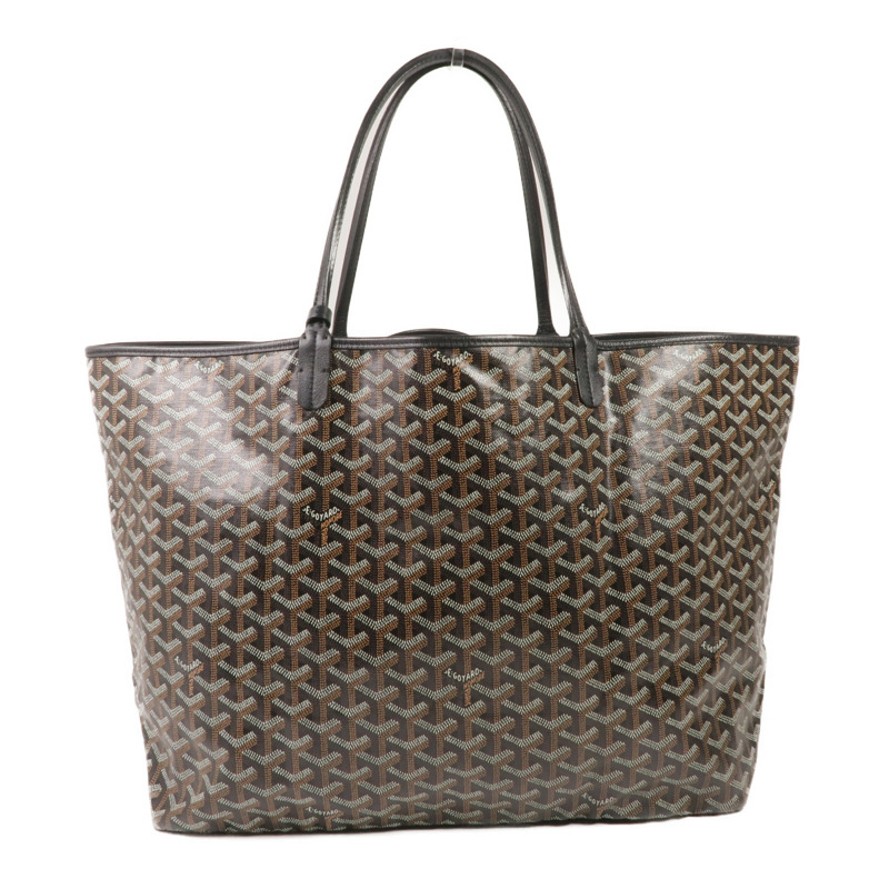 GOYARD 塗層帆布Saint Louis GM銀扣手挽袋-0