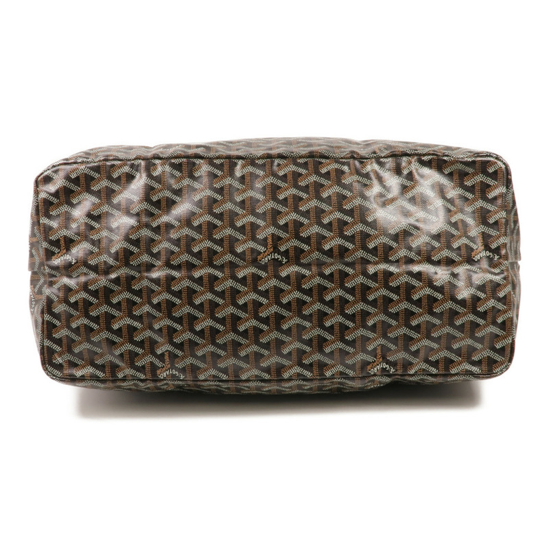 GOYARD 塗層帆布Saint Louis GM銀扣手挽袋-3