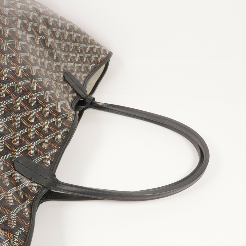 GOYARD 塗層帆布Saint Louis GM銀扣手挽袋-4