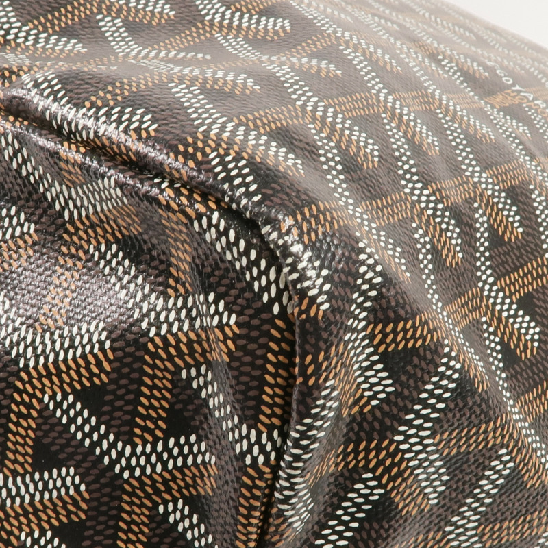 GOYARD 塗層帆布Saint Louis GM銀扣手挽袋-7