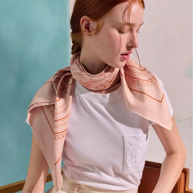 愛馬仕 🎉盛大歡慶 🎉全新絲巾含盒-0