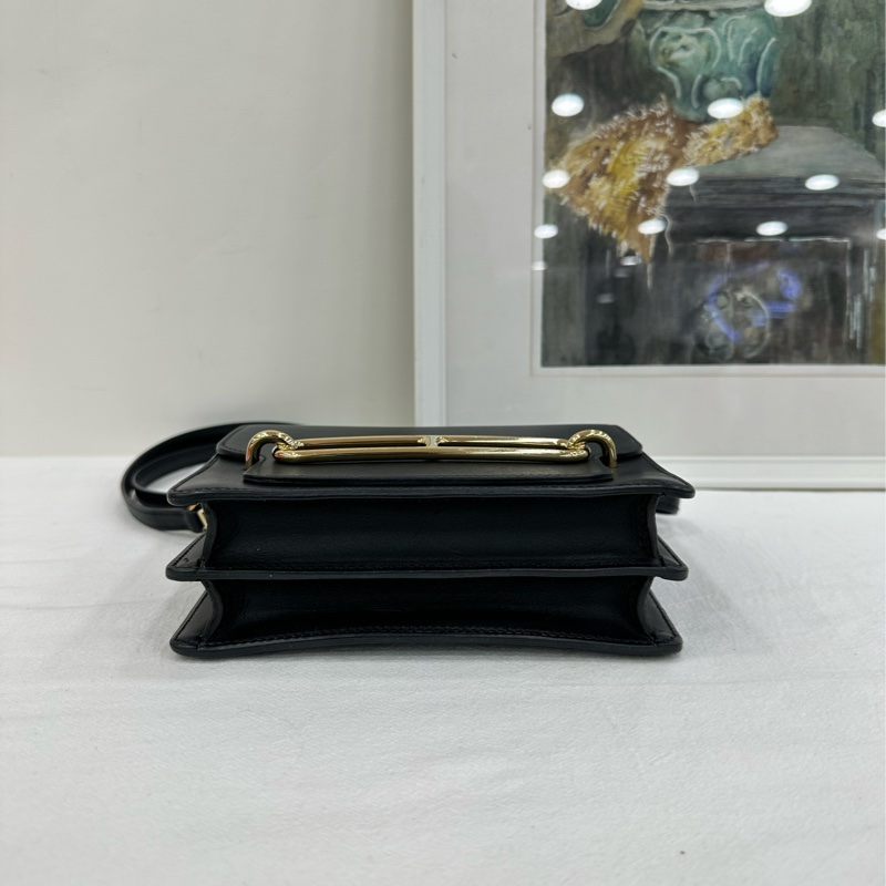 Hermes 愛馬仕 Roulis 19 mini 豬鼻子包 黑金扣 Z刻 有購證-5