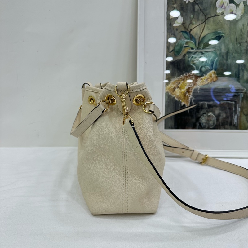 Lv 路易威登 BUNDLE 全皮奶白色 晶片款 單肩斜背包 底長28-4