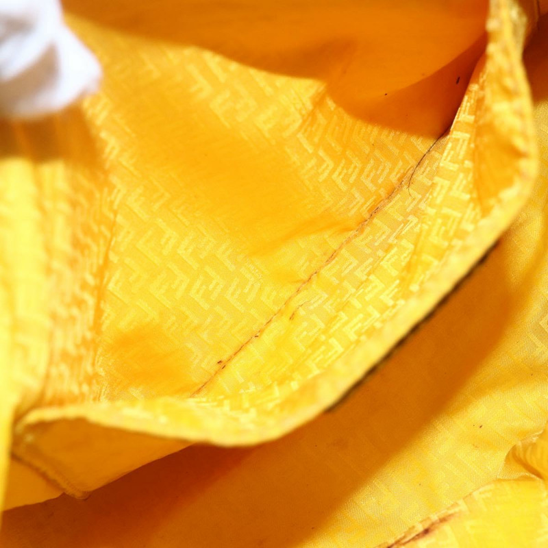 【日本直送】FENDI Zucca帆布手提包 黑色棕色 正品 ep11760-20