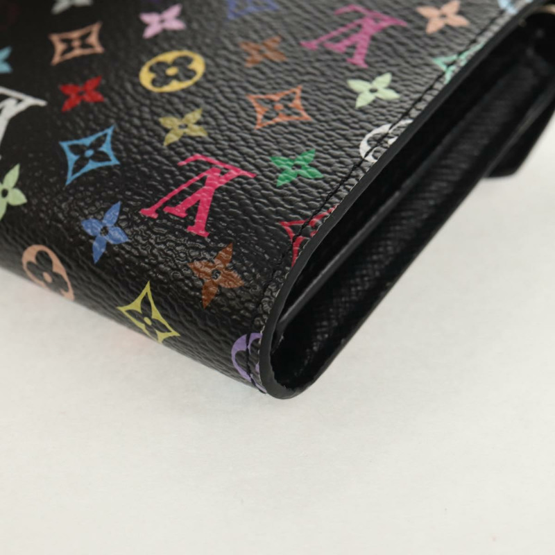 【日本直送】路易威登 (LOUIS VUITTON) 多色 Portefeuille Victorine 皮夾 黑色 M14163 正品 150899M-15