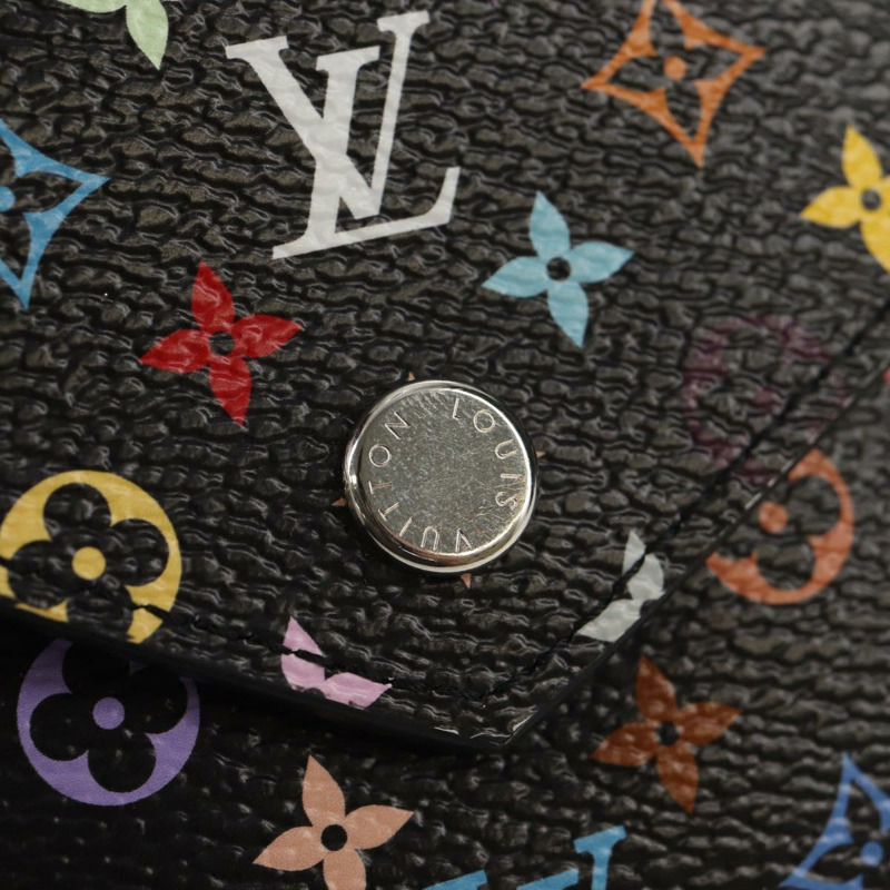 【日本直送】路易威登 (LOUIS VUITTON) 多色 Portefeuille Victorine 皮夾 黑色 M14163 正品 150899M-16