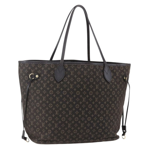 路易威登 Monogram Idylle Neverfull MM 手提包 棕色 M40513 LV Auth ep11781