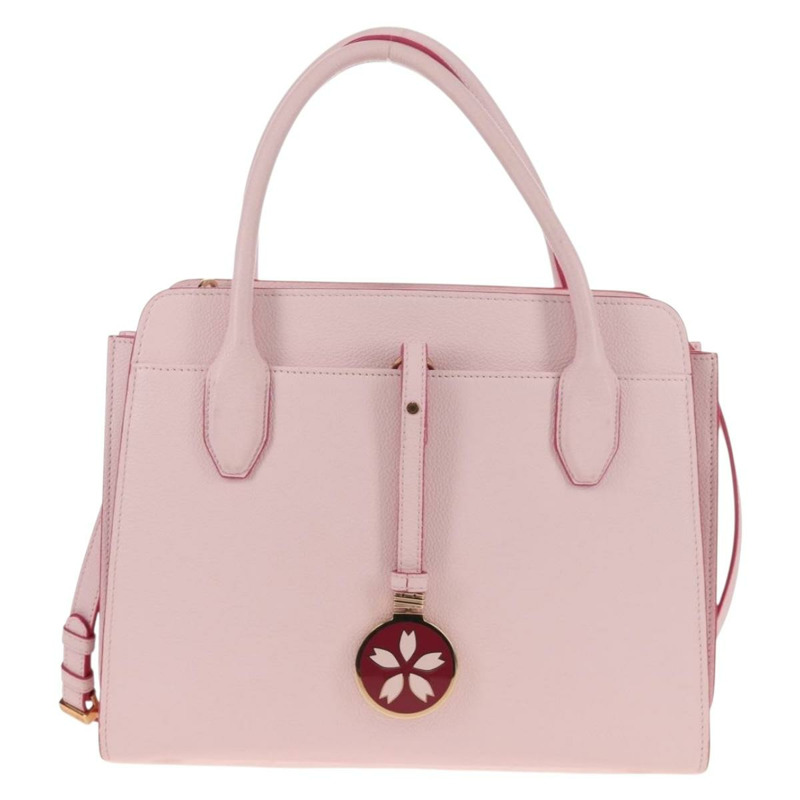 【日本直送】寶格麗日本限定版 Aruba 手提包 皮革 兩用 粉金配色 正品 149750V-12