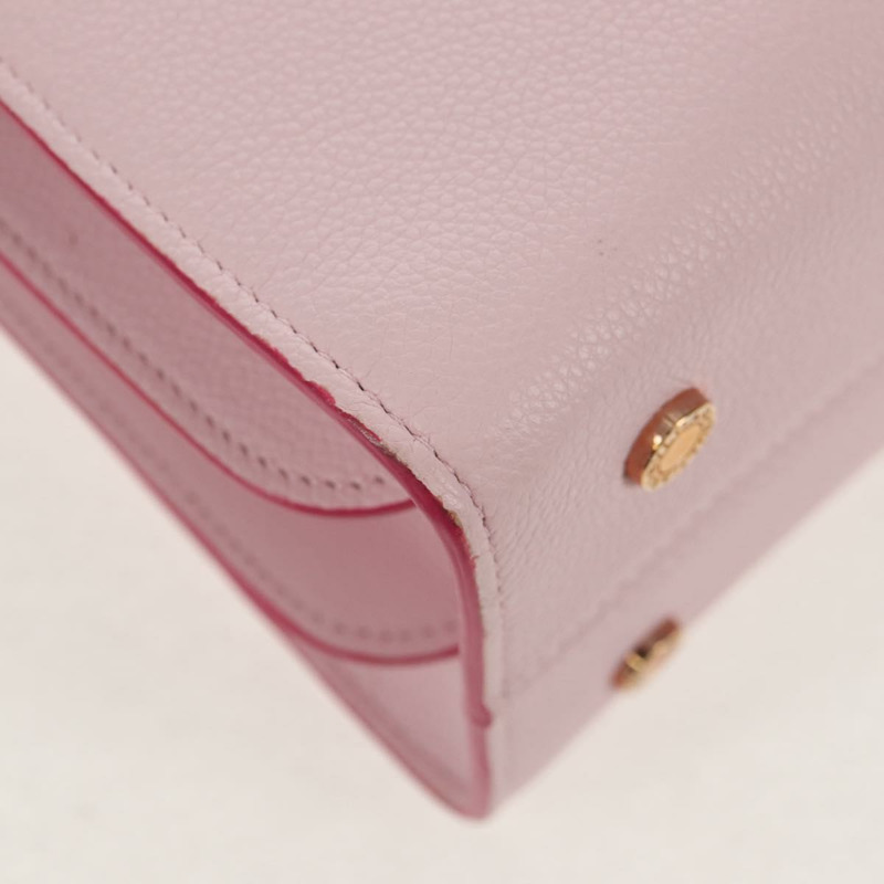 【日本直送】寶格麗日本限定版 Aruba 手提包 皮革 兩用 粉金配色 正品 149750V-16