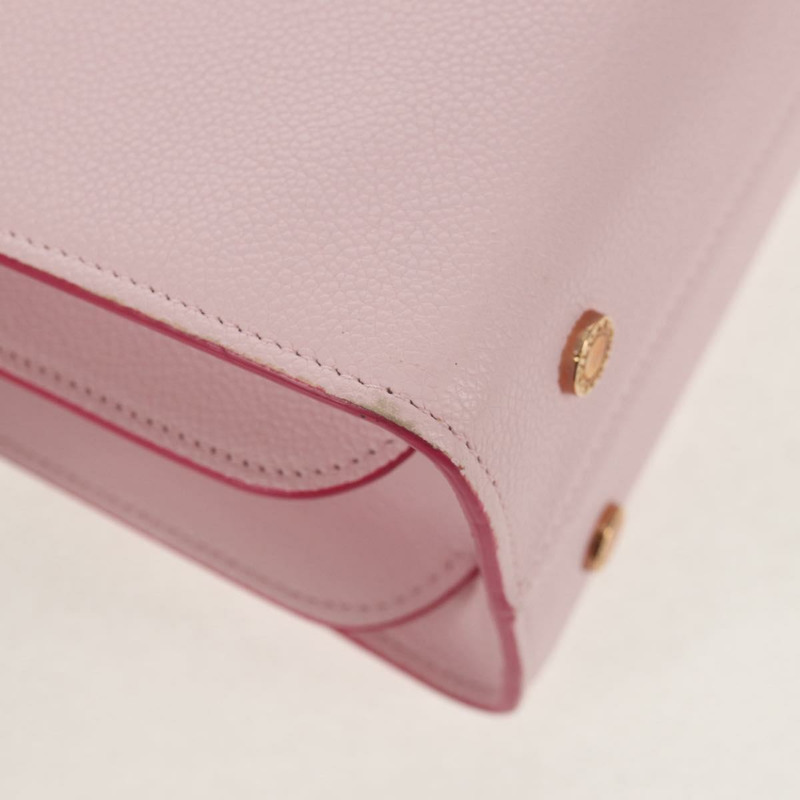 【日本直送】寶格麗日本限定版 Aruba 手提包 皮革 兩用 粉金配色 正品 149750V-18