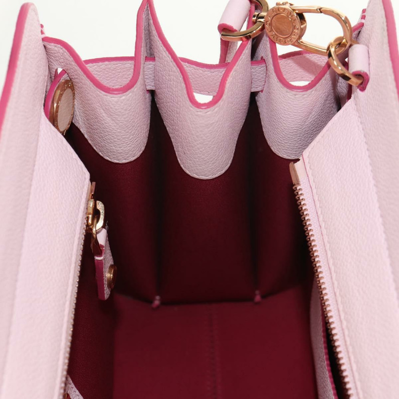 【日本直送】寶格麗日本限定版 Aruba 手提包 皮革 兩用 粉金配色 正品 149750V-27