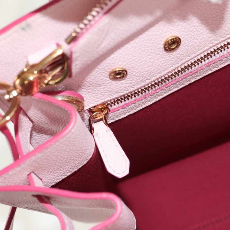 【日本直送】寶格麗日本限定版 Aruba 手提包 皮革 兩用 粉金配色 正品 149750V-28