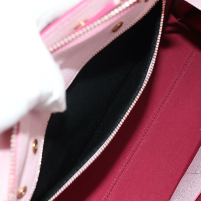 【日本直送】寶格麗日本限定版 Aruba 手提包 皮革 兩用 粉金配色 正品 149750V-29