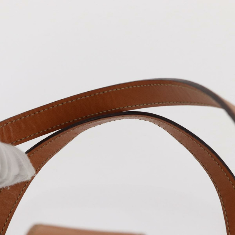 【日本直送】CELINE Macadam帆布手提包 PVC皮革 2way Brown Gold Auth 134331V-13