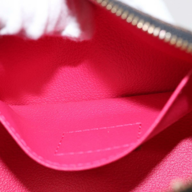 【日本直送】路易威登 Multicolor Pochette 化妝包 黑色 M47355 LV Auth 134365V-20