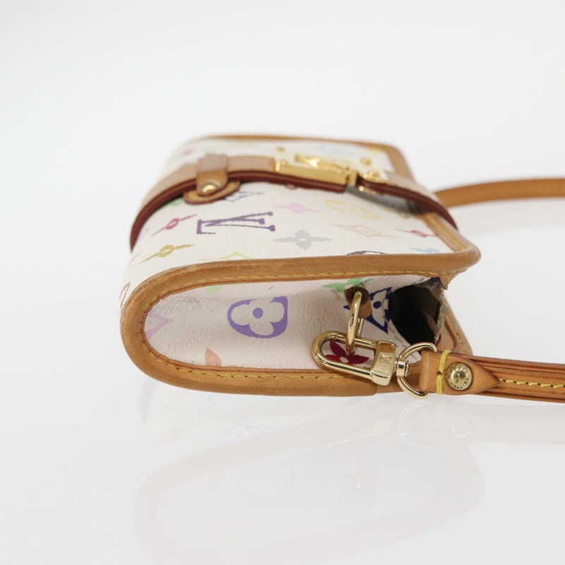 【日本直送】路易威登 Monogram Multicolor Shirley 白手袋 M40049 LV 正品 134364AV-2