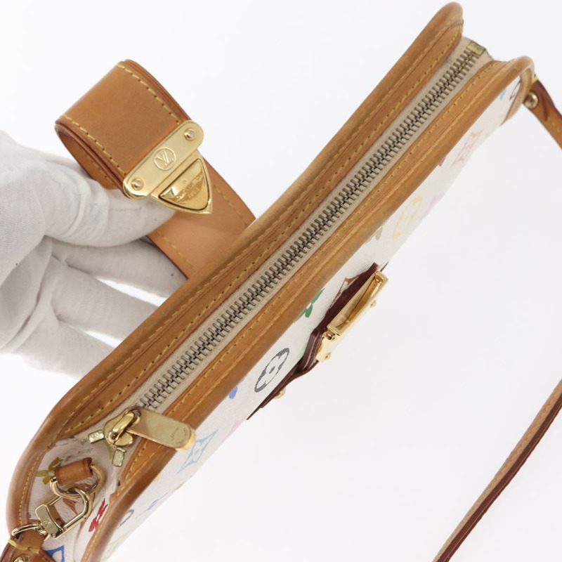 【日本直送】路易威登 Monogram Multicolor Shirley 白手袋 M40049 LV 正品 134364AV-8