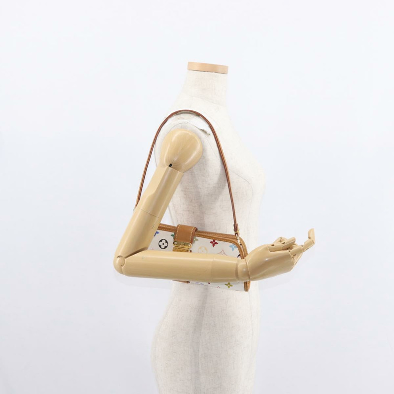 【日本直送】路易威登 Monogram Multicolor Shirley 白手袋 M40049 LV 正品 134364AV-23