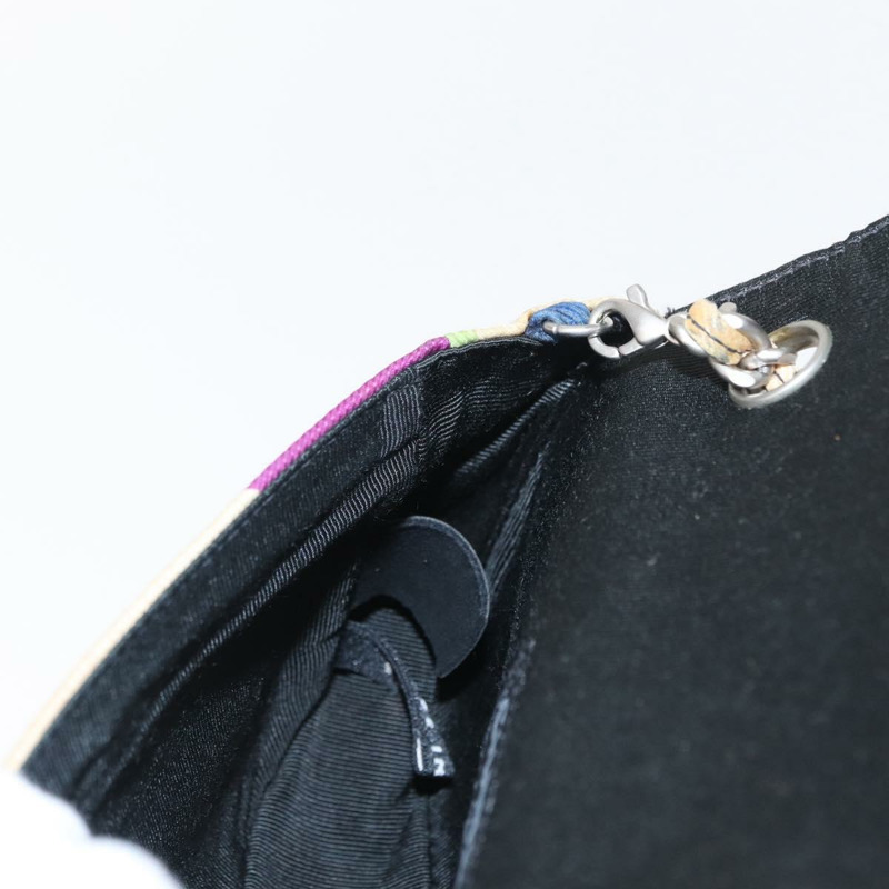 【日本直送】香奈兒鏈條單背包帆布多色銀色雙C標誌正品 145585V-23