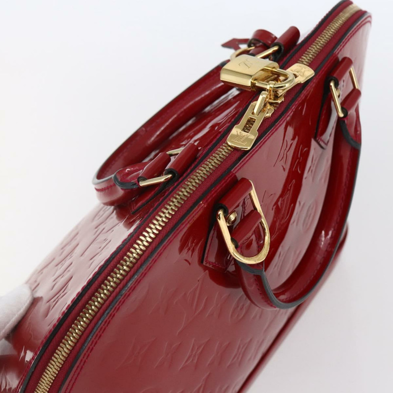 【日本直送】路易威登 Monogram Vernis Alma 小號手袋 Rose Andian M91770 LV 正品 152340-5