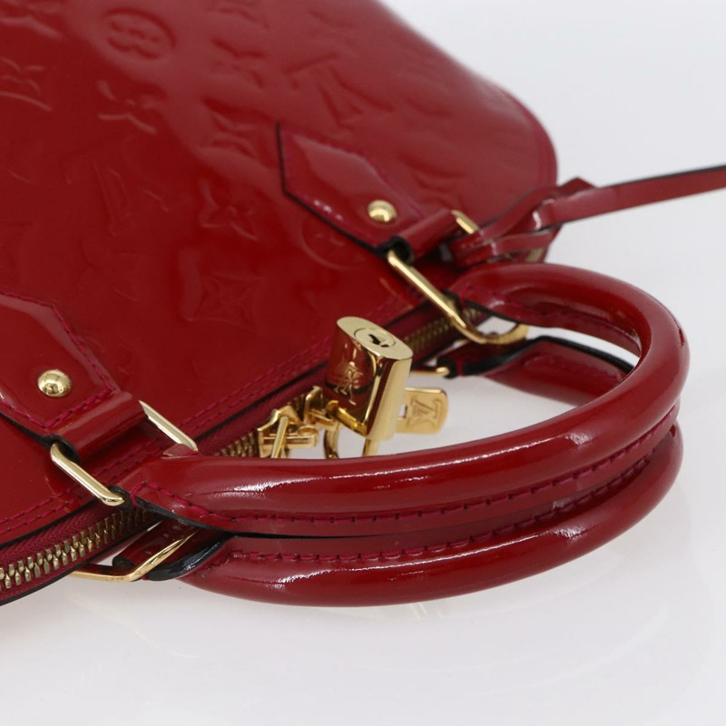 【日本直送】路易威登 Monogram Vernis Alma 小號手袋 Rose Andian M91770 LV 正品 152340-6