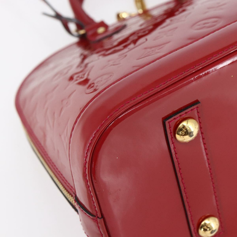 【日本直送】路易威登 Monogram Vernis Alma 小號手袋 Rose Andian M91770 LV 正品 152340-14