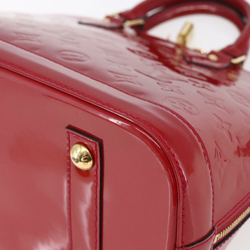 【日本直送】路易威登 Monogram Vernis Alma 小號手袋 Rose Andian M91770 LV 正品 152340-15