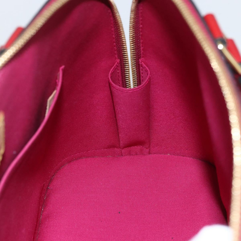 【日本直送】路易威登 Monogram Vernis Alma 小號手袋 Rose Andian M91770 LV 正品 152340-19