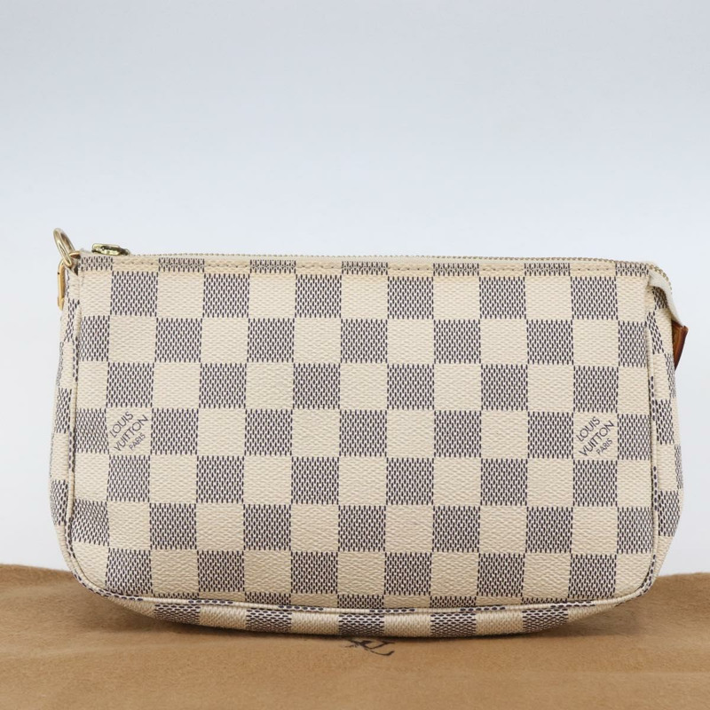 【日本直送】路易威登 Damier Azur 手拿包配件袋 N51986 LV 正品 152406V-11