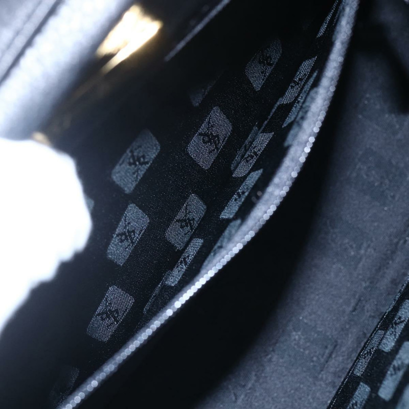 【日本直送】SAINT LAURENT 手提包 皮革 2way 黑色 金色 Auth 134330V-22