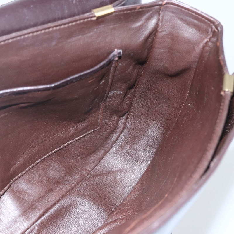 【日本直送】CELINE 棕色金色皮革肩背包，正品編號 152880-18