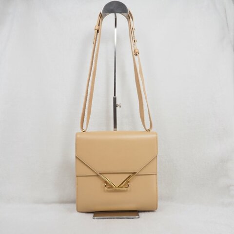 BV 牛皮 the clip 金扣單肩包