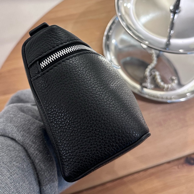 【全❤️】LP Loro Piana ExtraPocket L19 一代銀扣 飯 盒包手提包單肩包 午夜藍-4