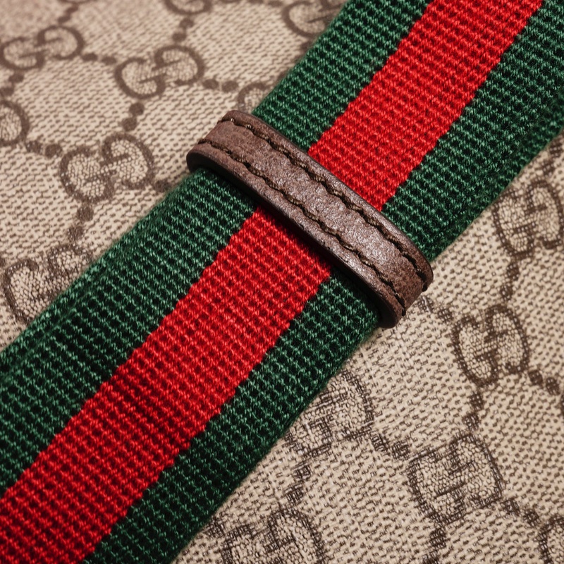 Gucci 塗層帆布刺繡設計腰包-8