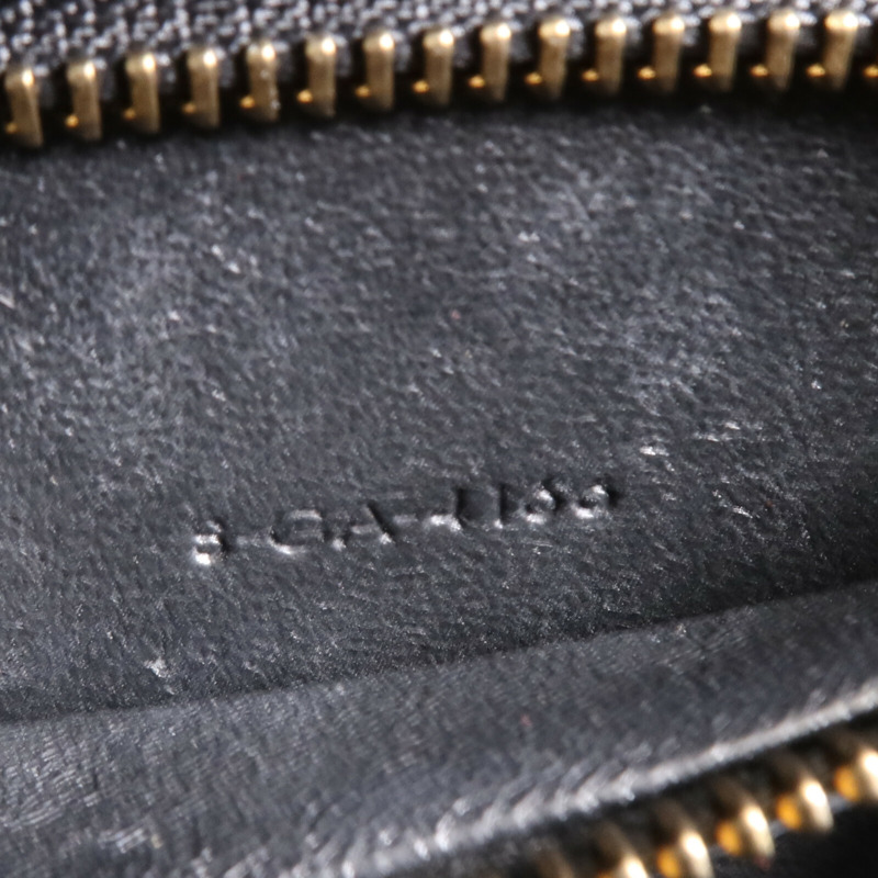 CELINE 牛皮皮革Micro Luggage Tote金扣手挽袋-11