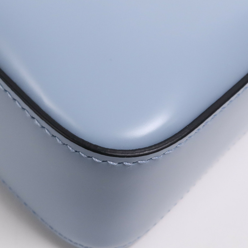 PRADA 牛皮皮革2 Way Shoulder Bag銀扣手挽肩背兩用袋-11