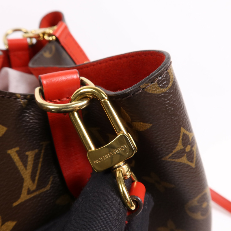 LOUIS VUITTON Monogram Neo Noe Bucket Bag金扣肩背袋-9