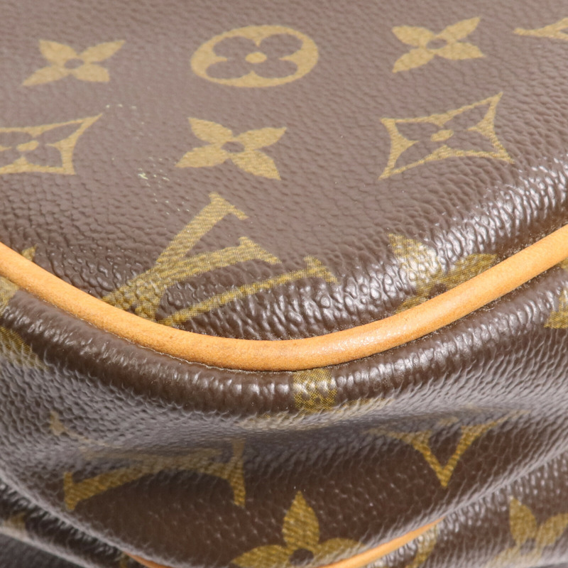 LOUIS VUITTON Monogram Reporter PM金扣肩背袋-4