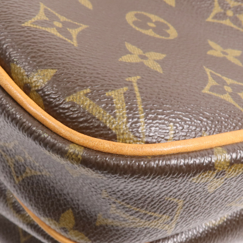 LOUIS VUITTON Monogram Reporter PM金扣肩背袋-5