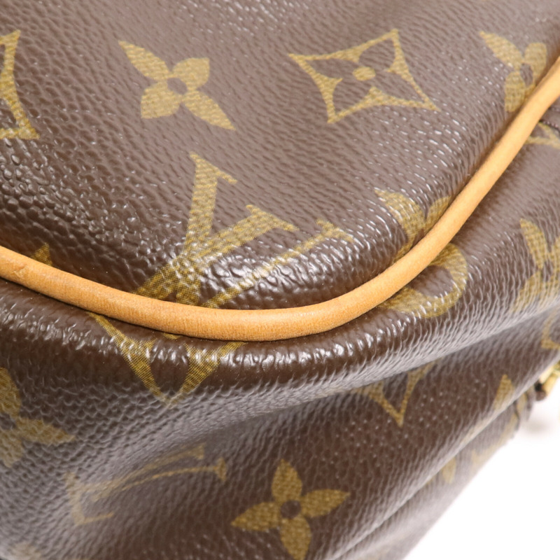 LOUIS VUITTON Monogram Reporter PM金扣肩背袋-6