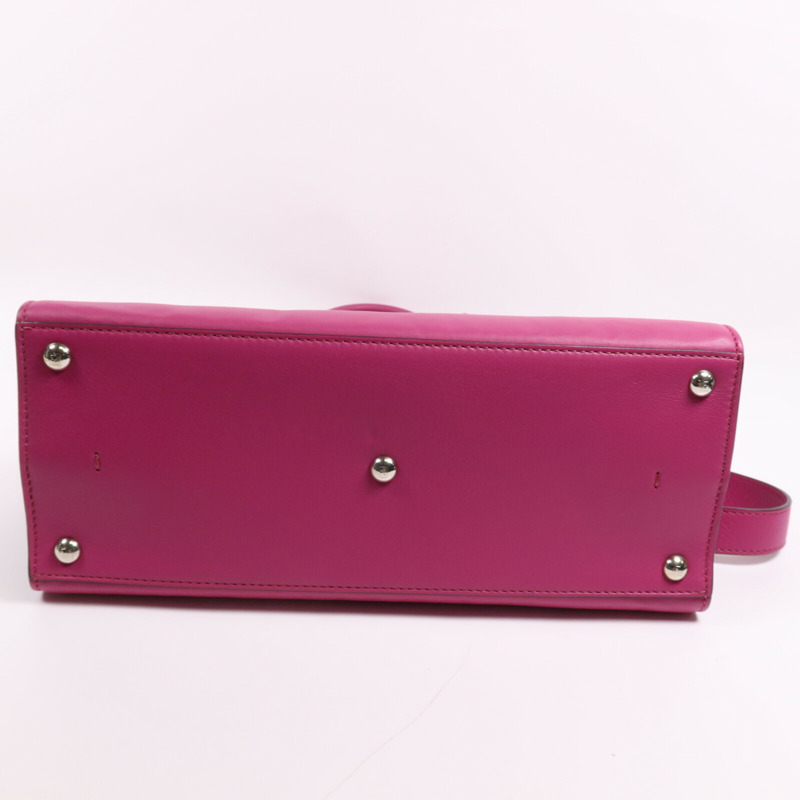 FENDI 牛皮皮革3 Jours銀扣手挽肩背兩用袋-3