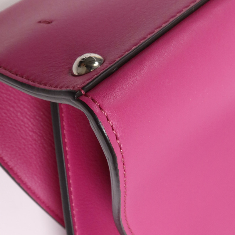 FENDI 牛皮皮革3 Jours銀扣手挽肩背兩用袋-11