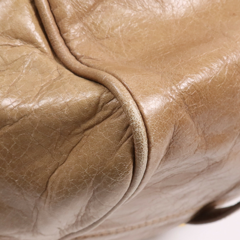 Miu Miu 牛皮皮革2 Way Shoulder Bag金扣手挽肩背兩用袋-7