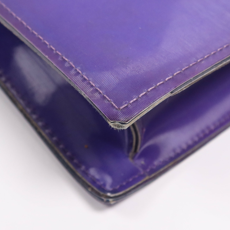 CHANEL PVC Chain Shoulder銀扣肩背袋-7