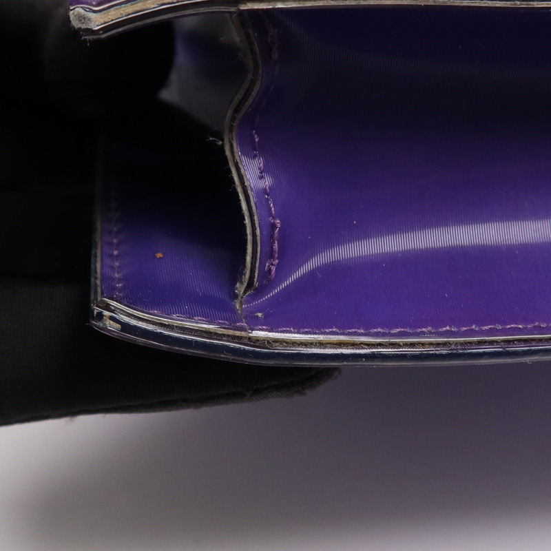 CHANEL PVC Chain Shoulder銀扣肩背袋-10