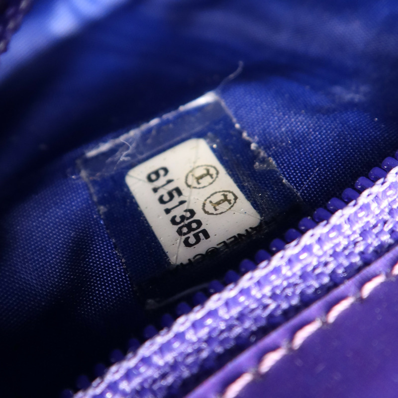 CHANEL PVC Chain Shoulder銀扣肩背袋-13