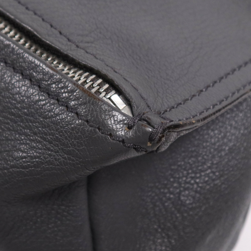 GIVENCHY 皮革Pandora Bag銀扣肩背袋-9