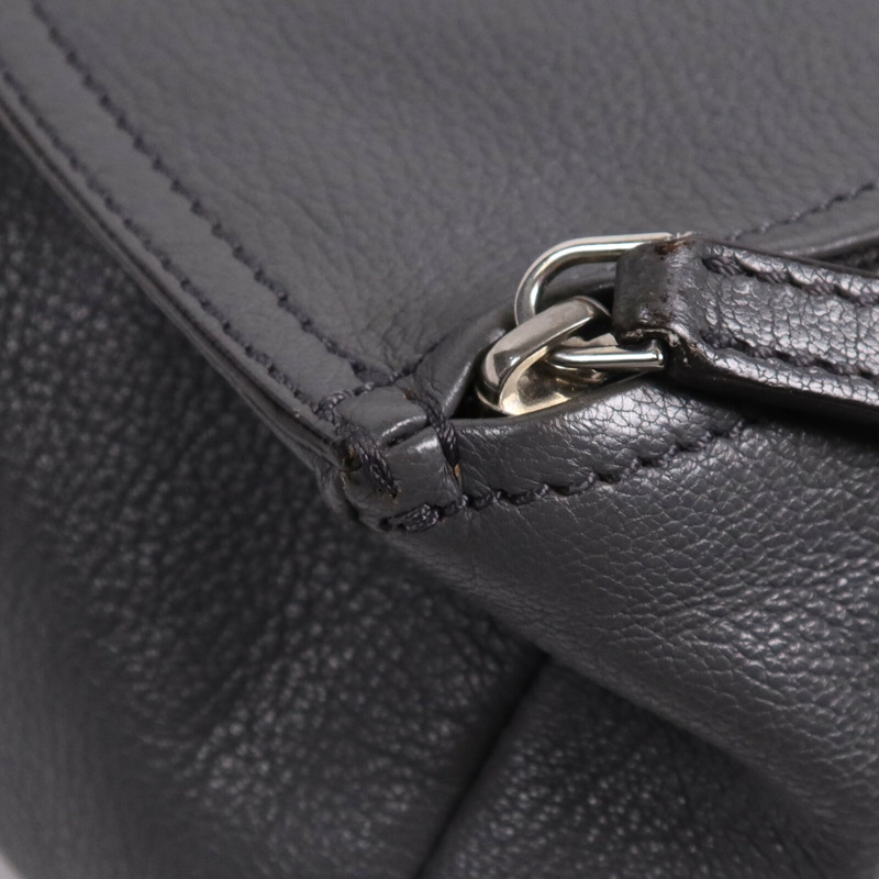 GIVENCHY 皮革Pandora Bag銀扣肩背袋-10